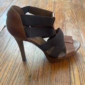 BCBG | Size 7.5 strappy slip on heels